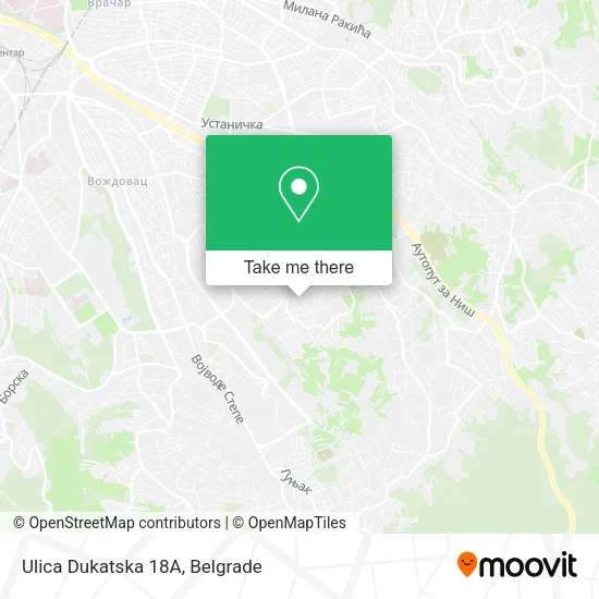Ulica Dukatska 18А map