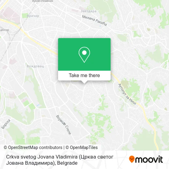 Crkva svetog Jovana Vladimira (Црква светог Јована Владимира) map