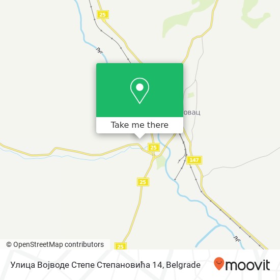 Улица Војводе Степе Степановића 14 map