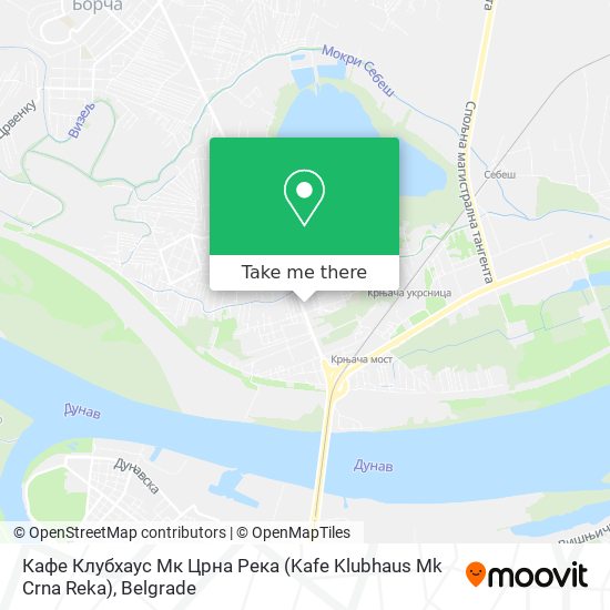 Кафе Клубхаус Мк Црна Река (Kafe Klubhaus Mk Crna Reka) map