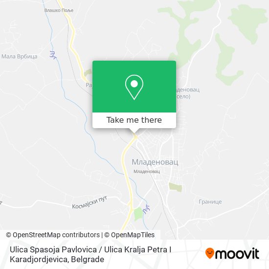Ulica Spasoja Pavlovica / Ulica Kralja Petra I Karadjordjevica map