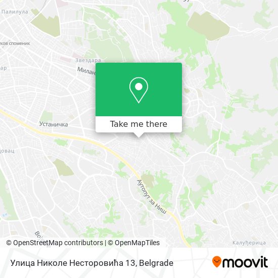 Улица Николе Несторовића 13 map