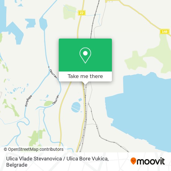 Ulica Vlade Stevanovica / Ulica Bore Vukica map