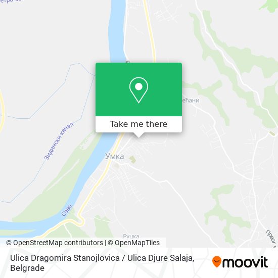 Ulica Dragomira Stanojlovica / Ulica Djure Salaja map