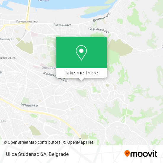 Ulica Studenac 6А map