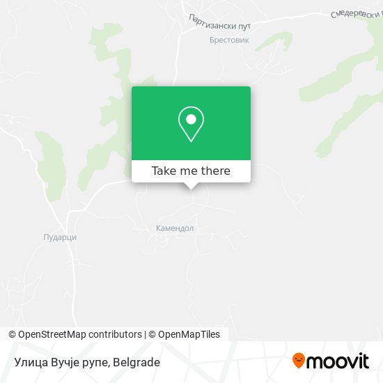 Улица Вучје рупе map