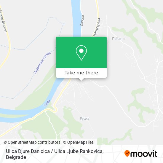 Ulica Djure Danicica / Ulica Ljube Rankovica map