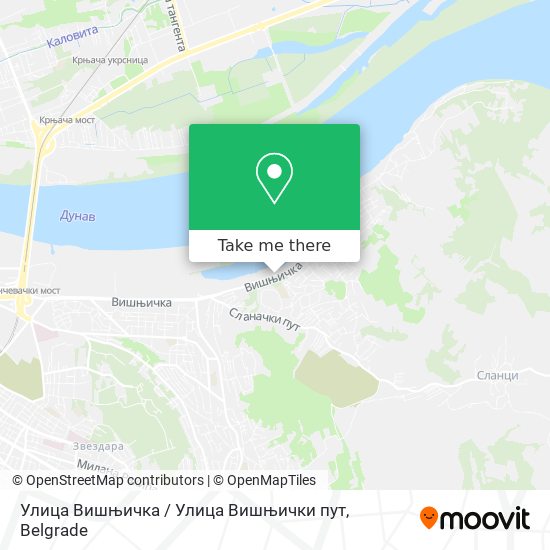 Улица Вишњичка / Улица Вишњички пут map