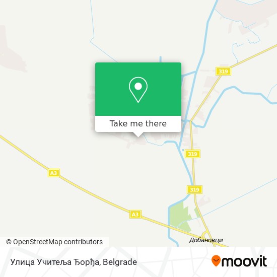 Улица Учитеља Ђорђа map