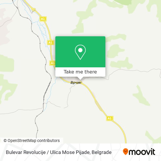 Bulevar Revolucije / Ulica Mose Pijade map