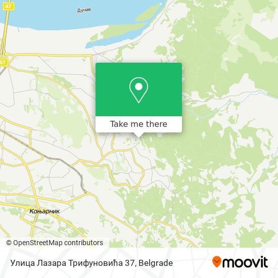 Улица Лазара Трифуновића 37 map