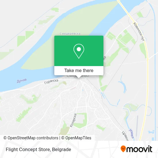 Flight Concept Store map
