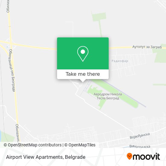 Airport View Apartments map