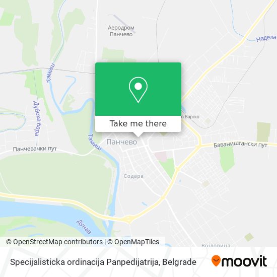 Specijalisticka ordinacija Panpedijatrija map