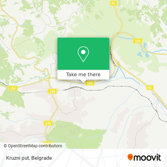 Kruzni put map