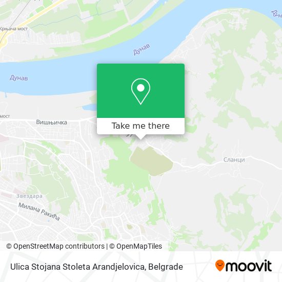 Ulica Stojana Stoleta Arandjelovica map