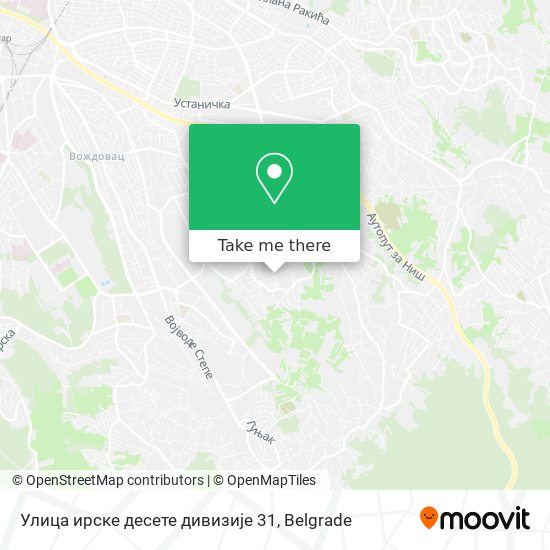 Улица ирске десете дивизије 31 map