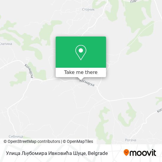 Улица Љубомира Ивковића Шуце map