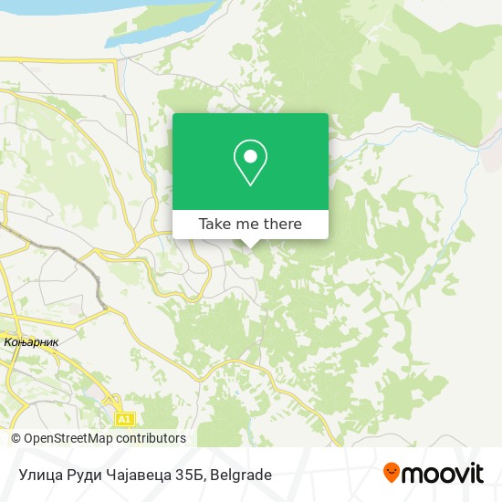 Улица Руди Чајавеца 35Б map