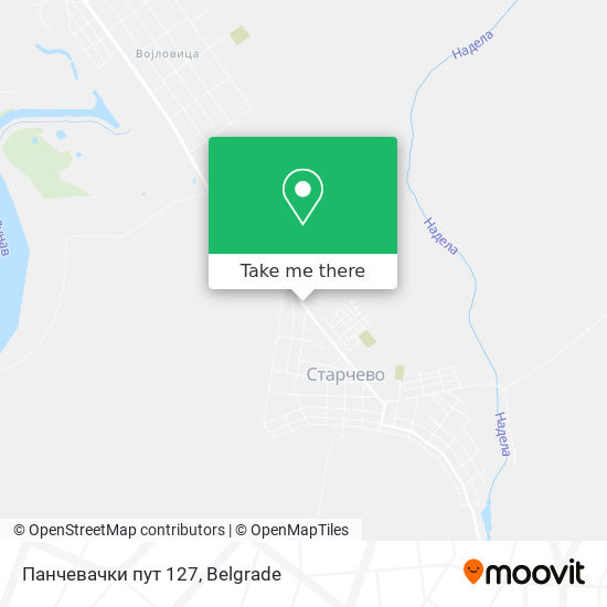 Панчевачки пут 127 map