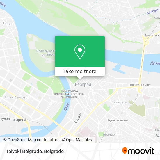 Taiyaki Belgrade map