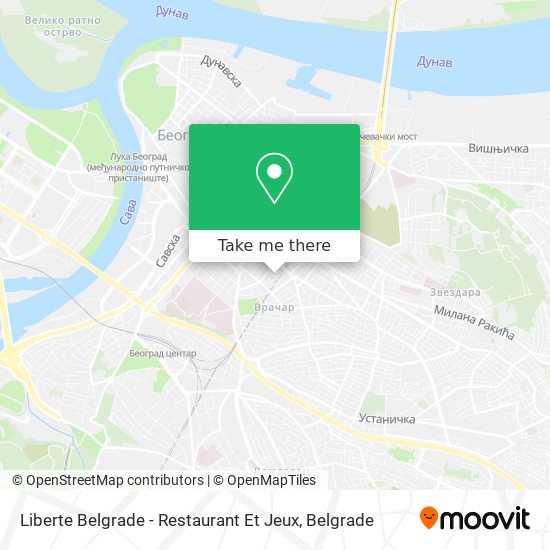 Liberte Belgrade - Restaurant Et Jeux map