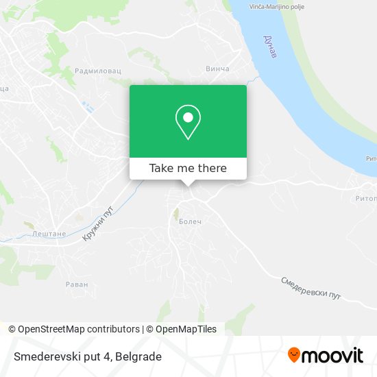 Smederevski put 4 map