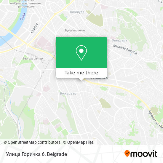 Улица Горичка 6 map