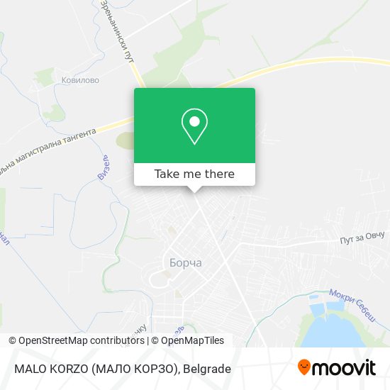 MALO KORZO (МАЛО КОРЗО) map