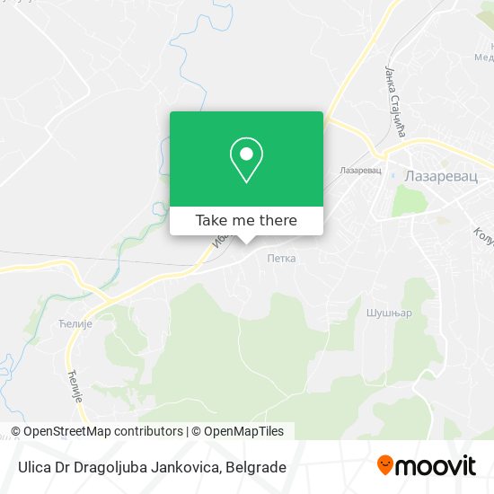 Ulica Dr Dragoljuba Jankovica map
