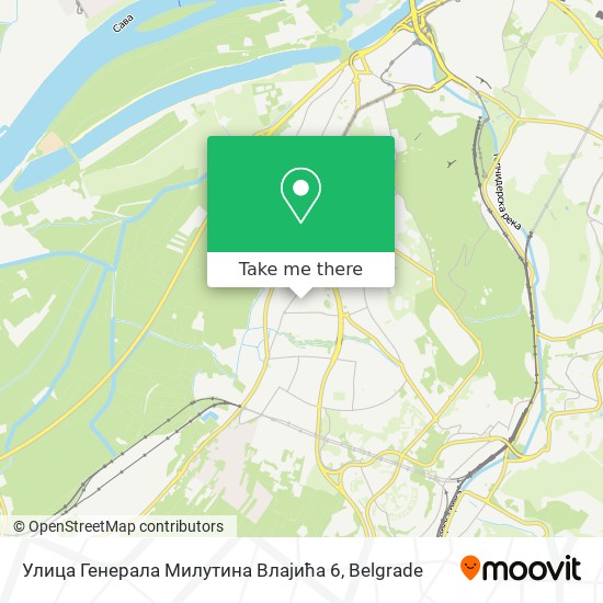 Улица Генерала Милутина Влајића 6 map