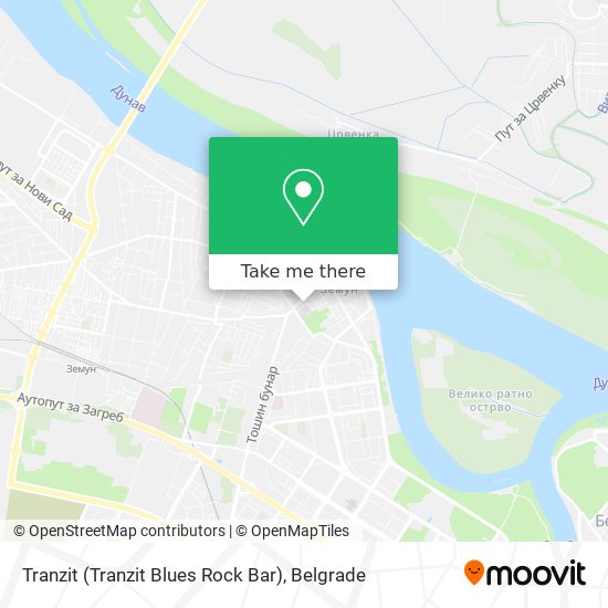 Tranzit (Tranzit Blues Rock Bar) map