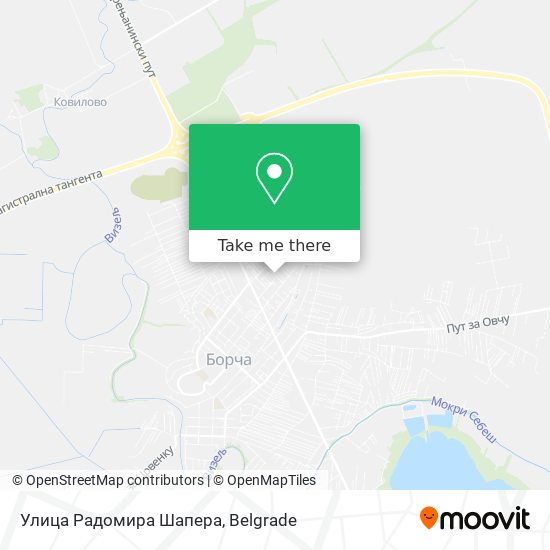 Улица Радомира Шапера map