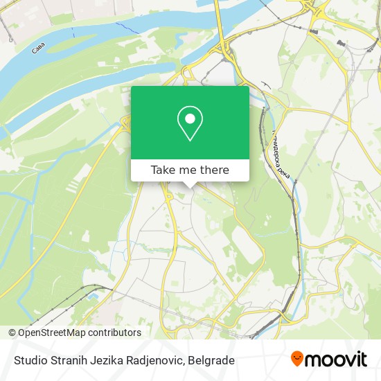 Studio Stranih Jezika Radjenovic map