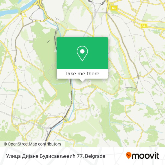 Улица Дијане Будисављевић 77 map