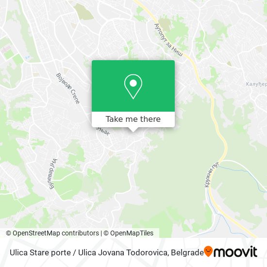 Ulica Stare porte / Ulica Jovana Todorovica map