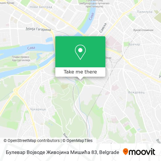 Булевар Војводе Живојина Мишића 83 map