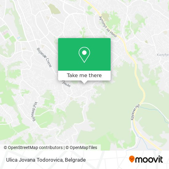 Ulica Jovana Todorovica map