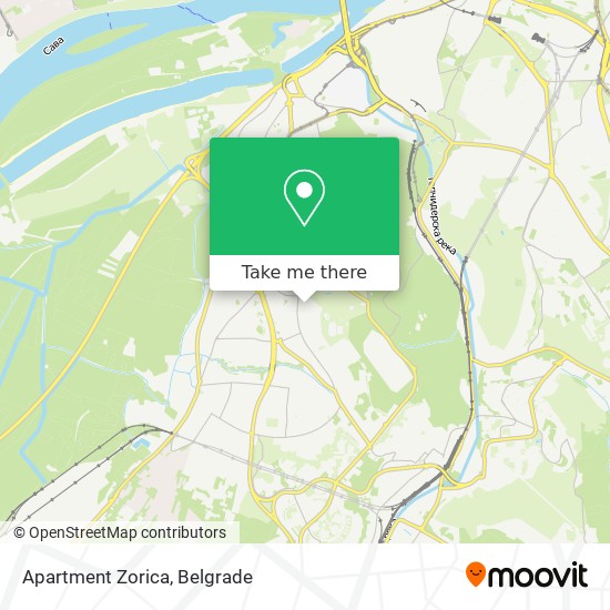 Apartment Zorica map