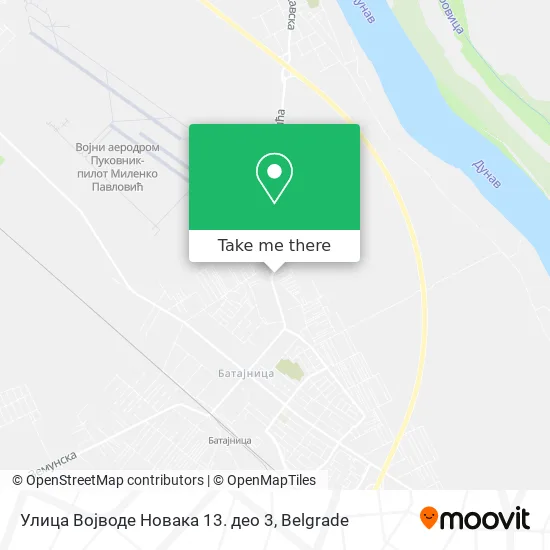 Улица Војводе Новака 13. део 3 map