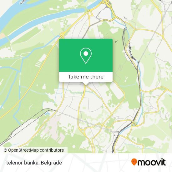 telenor banka map