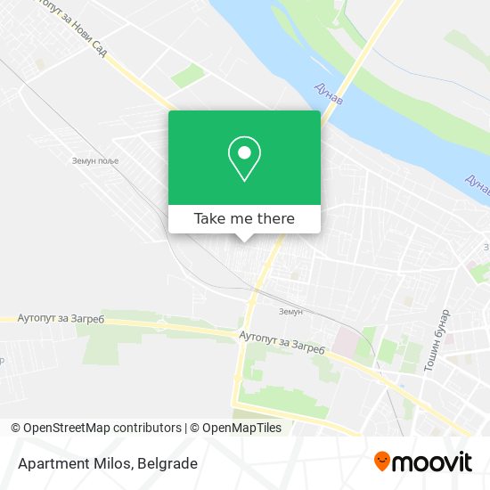 Apartment Milos map