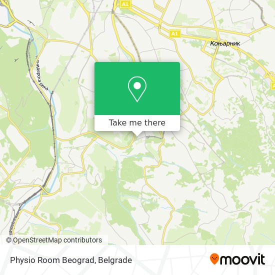 Physio Room Beograd map