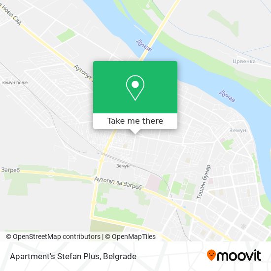 Apartment's Stefan Plus map