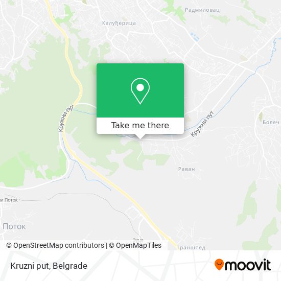 Kruzni put map