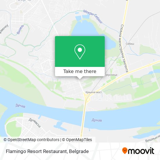 Flamingo Resort Restaurant map