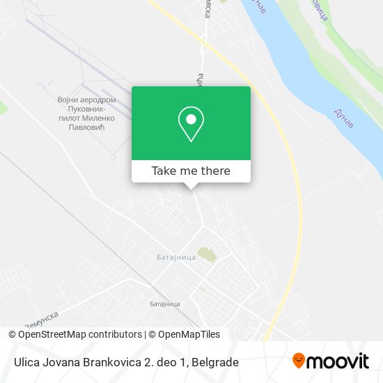 Ulica Jovana Brankovica 2. deo 1 map