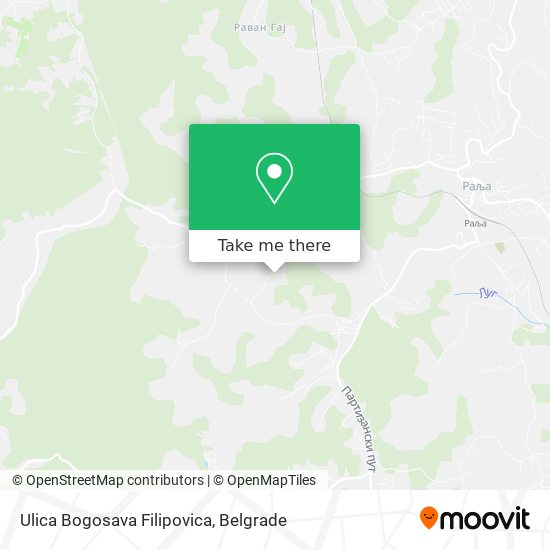 Ulica Bogosava Filipovica map