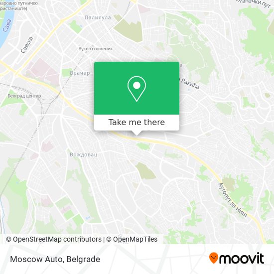 Moscow Auto map