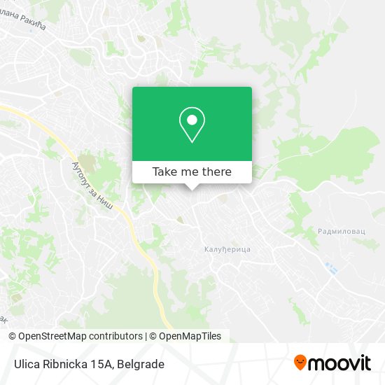 Ulica Ribnicka 15А map